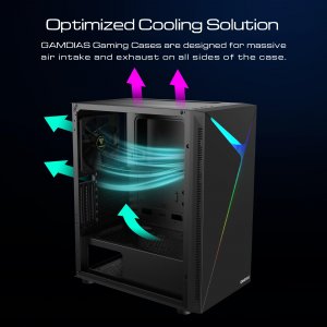 Gamdias GD-ARGUS E4 ELITE Gd-argus E4 Gaming Mid Tower Pc Case