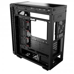 Adata 15260188 Battlecruiser Ii Mid-tower Pc Case Black E-atx Tempered