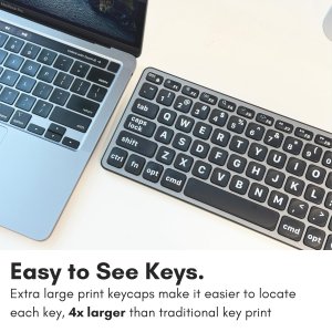 Macally UCABLZKEYLPSG Backlit Mac Keyboard Usb-c A