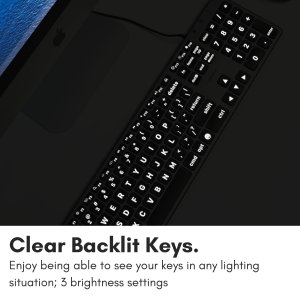 Macally UCABLZKEYLPSG Backlit Mac Keyboard Usb-c A