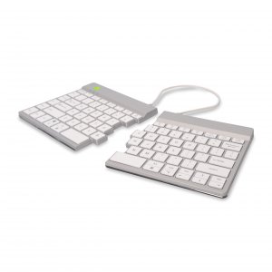 Rgo RGOSBUSWLWH R-go Enomic Keyboard, Split Keyboard With Break Light,