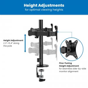 Mount MI-4752 Mi 4752 Dual Monitor Mount