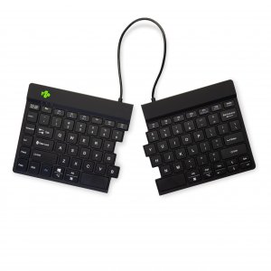 Rgo RGOSBUSWLBL R-go Enomic Keyboard, Split Keyboard With Break Light,