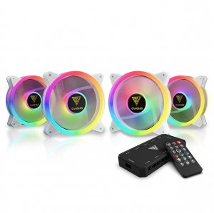 Gamdias GD-AEOLUS M2-1204R WH Aeolus M2 120mm Rgb Fan Pack - 4 Fans  R