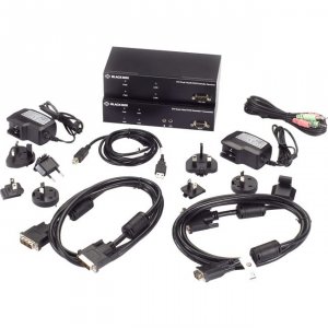 Black KVXLC-200-R2 Black Box, Kvm Extender Over Catx - Dual-head, Dvi-