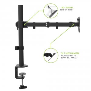 Kanto DML1000 Height Adjustable Desktop Arm