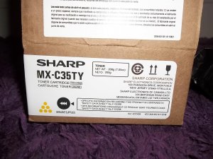 Sharp MXC35TY Toner Cartridge Yellow