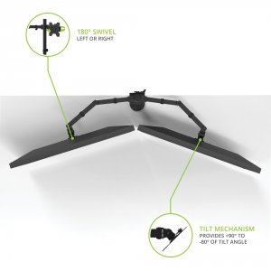 Kanto DML2000 Desktop Arm Dual Monitor Stand