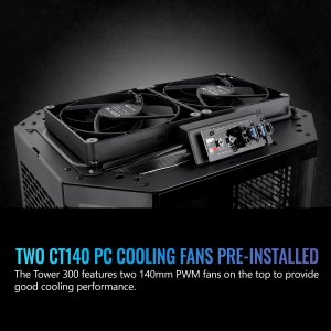 Thermaltake CA-1Y4-00S1WN-00 Tower 300 Black