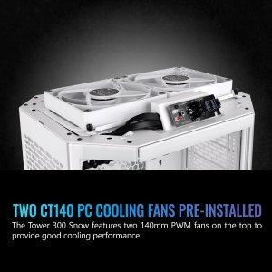 Thermaltake CA-1Y4-00S6WN-00 Tower 300 Snow