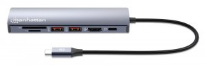 Intellinet 153966 Mh 7-in-1 4k60hz Docking Station