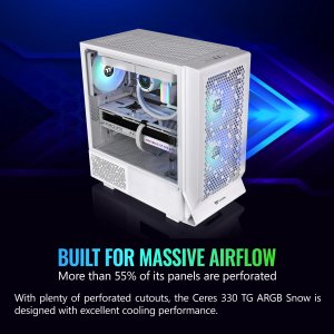 Thermaltake CA-1Y2-00M6WN-01 Ceres 330 White