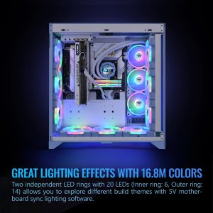 Thermaltake CL-F184-PL14BU-A Swafan Ex 14 Hydrangea Blue