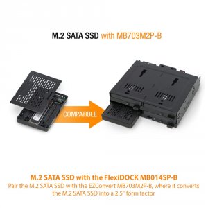 Icy MB014SP-B R1 Flexidock 4 X 2.5in Satasas