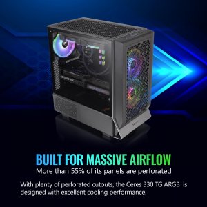 Thermaltake CA-1Y2-00M1WN-01 Ceres 330 Black