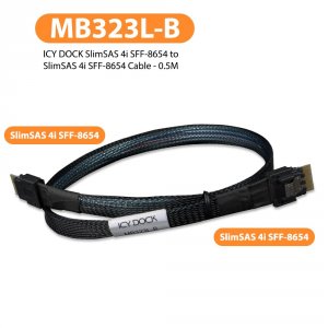 Icy MB323L-B Slimsas 4i Sff-8654