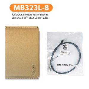 Icy MB323L-B Slimsas 4i Sff-8654