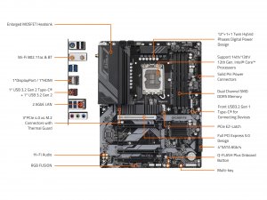 Gigabyte Z790 D AC Z790 D Ac Lga 1700 Intel Ddr5