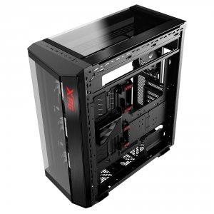 Adata 15260190 Battlecruiser Ii Mid-tower Pc Case Black E-atx Tempered