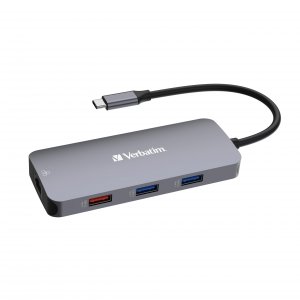 Verbatim 32152 , Usb-c, Pro Multiport Hub, Cmh09,9 Ports, Hdmi,rj45,us