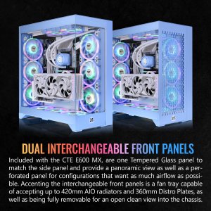 Thermaltake CA-1Y3-00MFWN-00 Cte E600 Hydrangea Blue Case