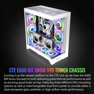 Thermaltake CA-1Y3-00M6WN-00 Cte E600 Mx Snow Case