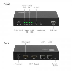 Siig CE-H27P11-S1 Ac Ce-h27p11-s1 Avpro Hdmi Over Ip Encoder Amp; Deco