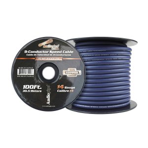 Audiopipe TC4PR100CPR Copper 9-conductor Speed Cable - 100 Ft