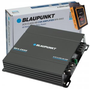 Blaupunkt BPAE602 E-series 2-channel Amplifier - 180w Rms Power