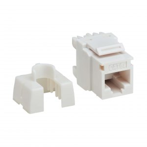 Tripp N238-010-WH-6A Cat6 Keystone Jack 4ppoe Comp