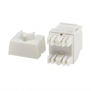 Tripp N238-010-WH-6A Cat6 Keystone Jack 4ppoe Comp