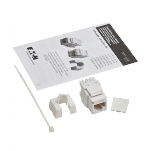 Tripp N238-010-WH-6A Cat6 Keystone Jack 4ppoe Comp