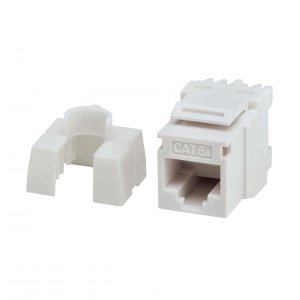 Tripp N238-010-WH-6A Cat6 Keystone Jack 4ppoe Comp