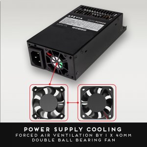 Apevia ITX-PFC500W 500w Fully Modular Mini Itx Power Supply