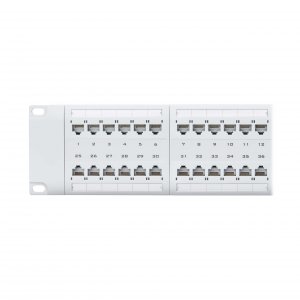 Tripp N252-P48-WH Cat6 Patch Panel 48-port 4ppoe