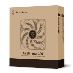 Silverston SST-AS140B E Air Slimmer 140 Pwm Slim Fan - 140mm