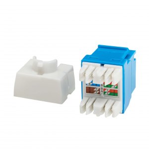 Tripp N238-025-BL-6A Cat6 Keystone Jack 4ppoe Comp