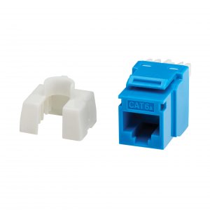 Tripp N238-025-BL-6A Cat6 Keystone Jack 4ppoe Comp