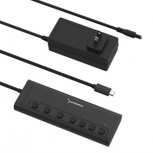 Sabrent HB-3A4C Usb-c Hub 7-port 20w