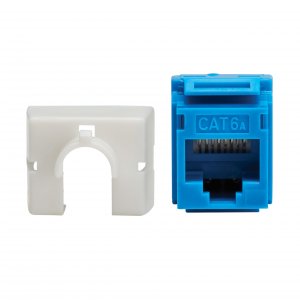 Tripp N238-010-BL-6A Cat6 Keystone Jack 4ppoe Comp