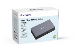 Verbatim 32172 , Usb-c, Rpro Docking Station, 17-in-1, 3 High-res Hdmi