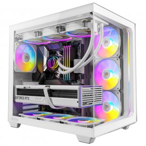 Antec C5 ARGB WHITE C5 Argb White Mid Tower Case With Tempered Glass