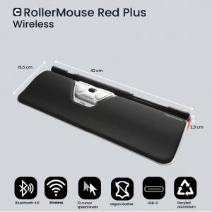 Contour CDRMRED10210 Rollermouse Red Plus