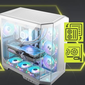 Msi PANO100LPZWHT Cs Mag Pano 100l Pz White Mid Tower Atx Matx Mini-it