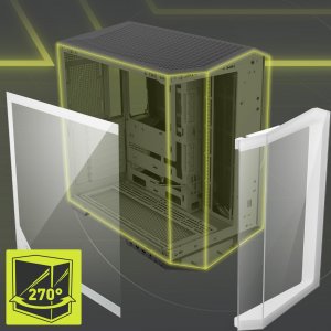 Msi PANO100LPZWHT Cs Mag Pano 100l Pz White Mid Tower Atx Matx Mini-it