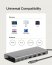 Belkin INC015BTSGY Universal Usb-c 8-in-1 Dual Display Core Hub