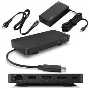 Lenovo 40B90100US Dual Display Dock + 100w Us