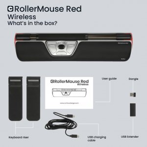 Contour CDRMRED10110 Rollermouse Red