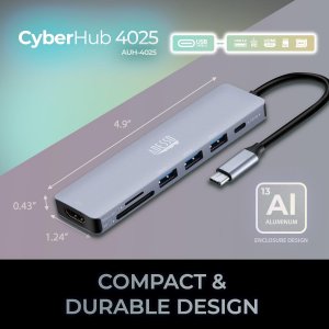 Adesso AUH-4025 Usb C 7 In 1 Docking Station