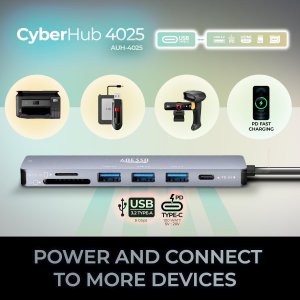 Adesso AUH-4025 Usb C 7 In 1 Docking Station